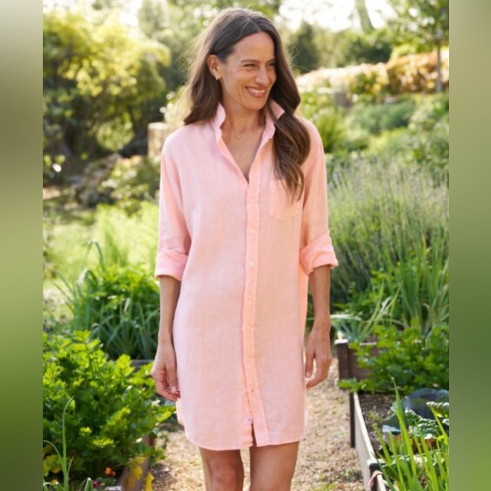 Frank & Eileen Peach Button Down Shirt